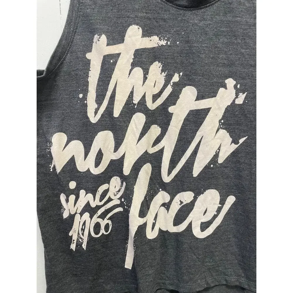 North Face Women's Charcoal Gray Activewear Tank Top Size XXL Classic Fit - Picture 4 of 8